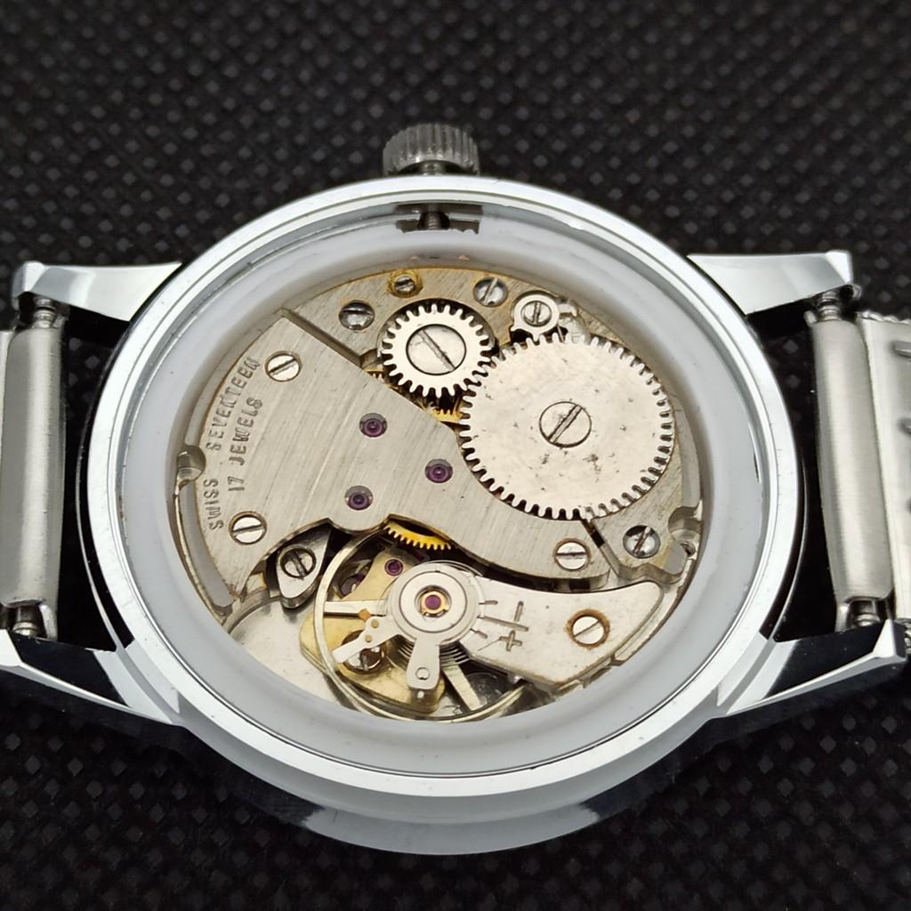 ВОССТАНОВЛЕННЫЕ ВИНТАЖНЫЕ МЕХАНИЧЕСКИЕ МУЖСКИЕ ЧАСЫ MONTINE OF SWITZERLAND 17J a285413-2