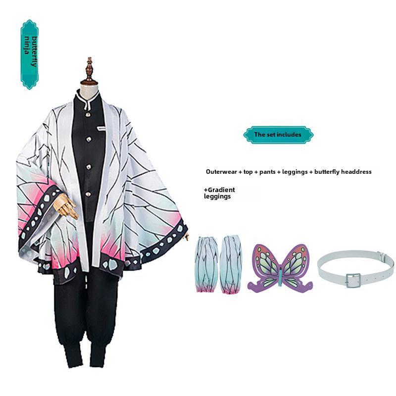 Костюм для косплея «Убийца демонов» для взрослых и детей: Танджиро, Незуко, Зеницу, Ниндзя-бабочка