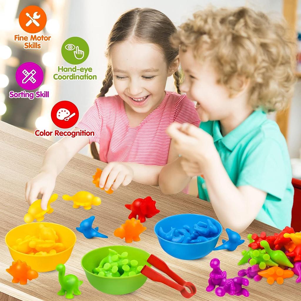 Counting Animal Matching Games Color Sorting Toys Preschool Learning Educational Sensory Training Montessori Toy For Kids