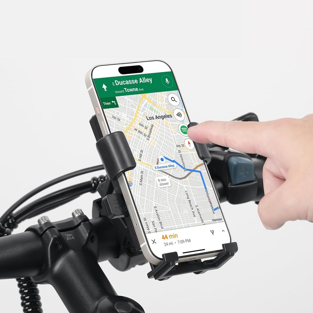Bike Phone Mount Motorcycle Phone Holder Electric Mountain Car Handlebar Cell Mobile Stands Bicycle Scooter Treadmill Accessories