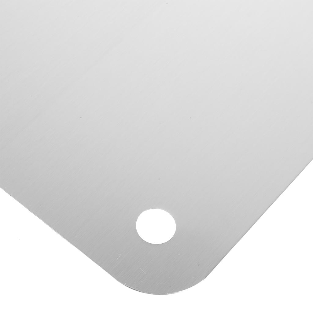 Stainless Steel Cutting Board for Kitchen Double Sided Chopping Board Rust Resistant Dishwasher Safe 30*20cm for Meat