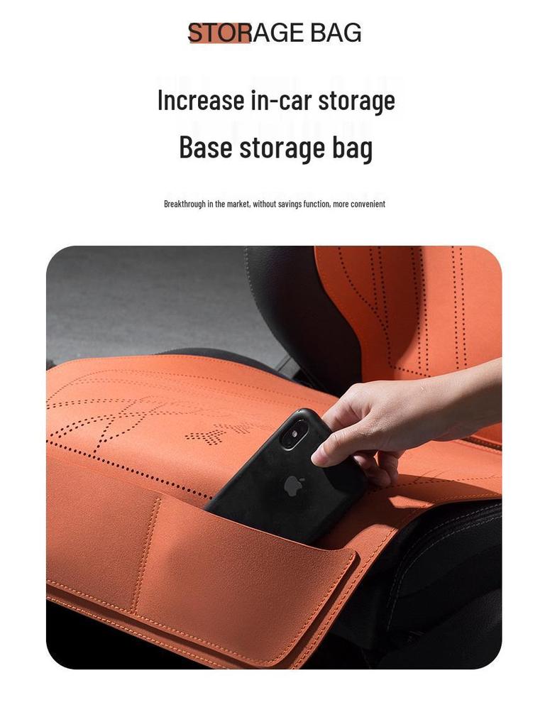 Volkswagen-Compatible Suede Car Seat Cushion, Universal Five-Seater Half-Surround Cover