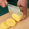 2 шт. Нержавеющая сталь Картофелерезка Измельчитель Овощи Фрукты Фигурный Гофрированный Слайсер Ингредиент для Яичного Салата Резак Кухонный Гаджет