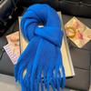 Haute couture version! Double-sided thickened women's beige big scarf, solid color scarf in autumn and winter