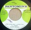 7-дюймовая пластинка GLEN BROWN  You Love Me I Love You NONE Pantomine 1972 Ямайка Регги Ска Даб Б/у