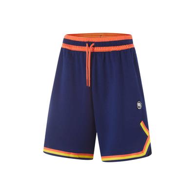 Шорты для баскетбола Anti-Five Series Color Block Lace-Up Letter Quick-Dry, мужские шорты, синие AAPU111-8