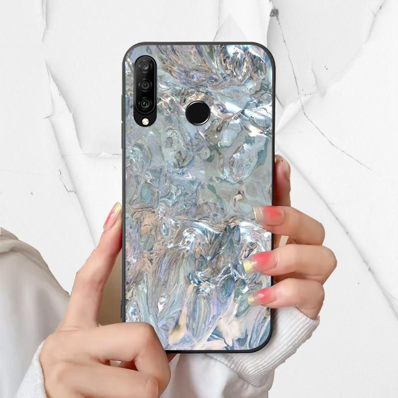 Чехол для телефона Huawei P30 Lite Силиконовый чехол MAR-LX1A Модный Расписной Ударопрочный Мягкий Fundas Для Huawei Nova 4e Чехол P30Lite