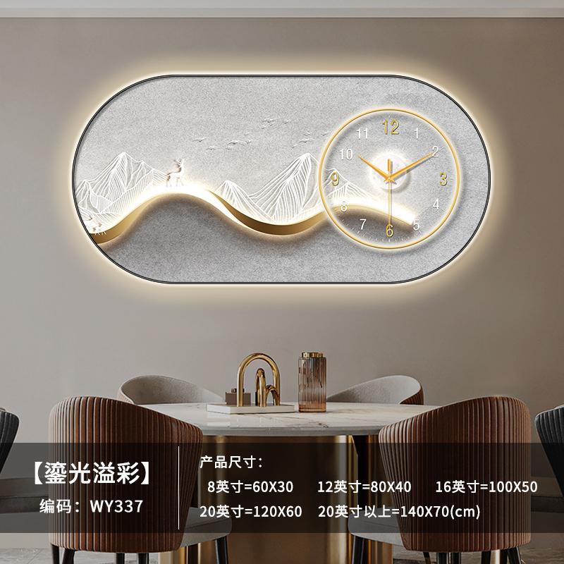 Современные настенные часы для домашнего декора, настенные часы для гостиной с подсветкой, креативные бесшумные часы