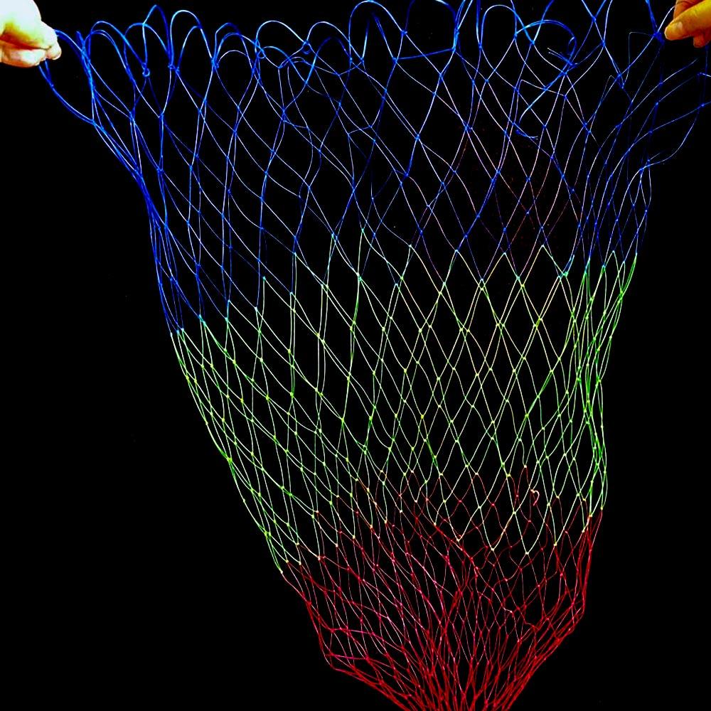 Accessories Fishing Tools 3 Sizes Folding Depth Carp Net Nylon Dip Net Rhombus Mesh Fishing Nets