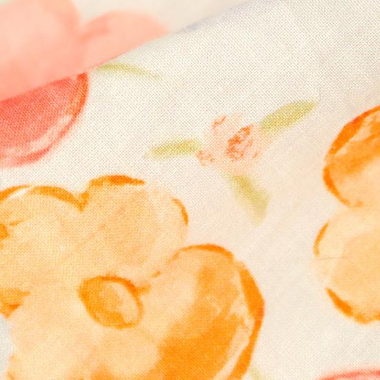 Painting Flower Print Ruffle Strappy Thin Summer Sleeveless Small Medium Dog Puppy Tee