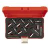 Torque Grip Set TGS20 Bit Insert, Red, 28 Pieces