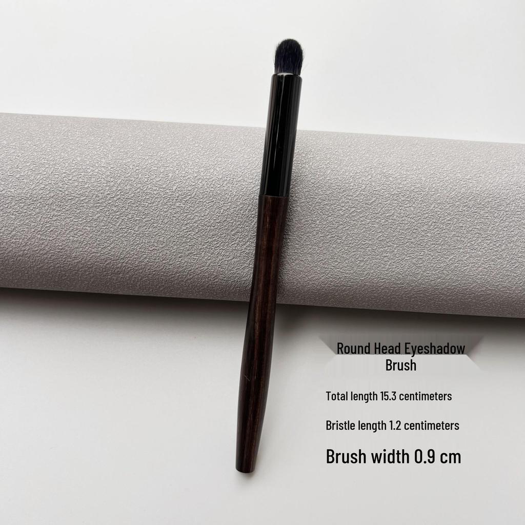 Ebony Handmade Eye Makeup Brush Set: Eyeshadow, Blending, Laydown & Detail Brushes