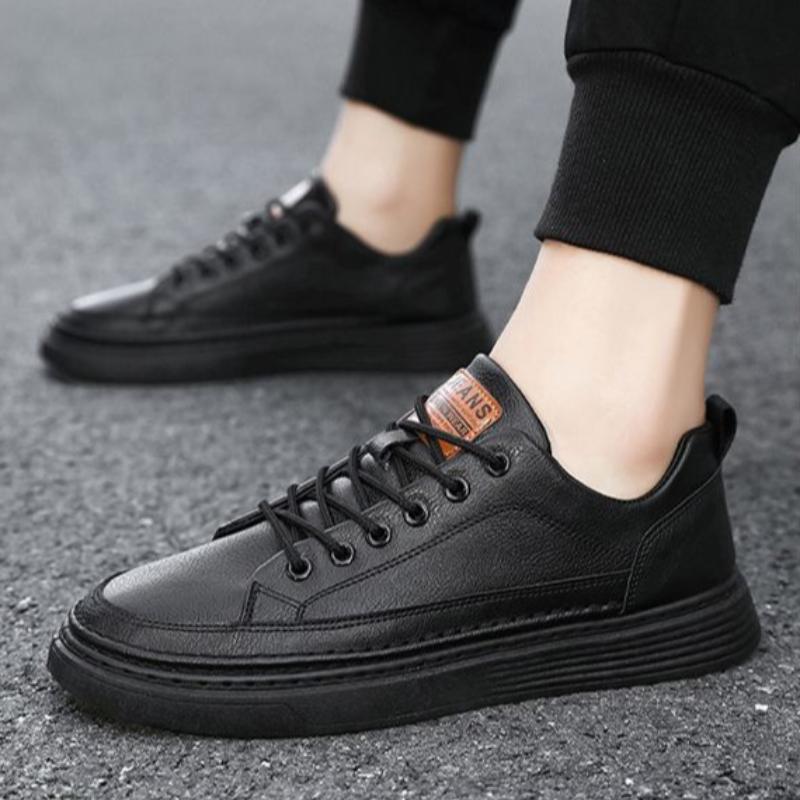 Новые черные повседневные мужские туфли из вулканизированной кожи, распродажа, бесплатная доставка, дешевая ликвидация, распродажа, кроссовки для взрослых, мужские