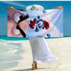 Ultra-Soft Beach Towel with The Smurfs Theme,Ideal for Pool - Camping, Diving - Perfect Travel Essential, Vibrant Beach Towel.