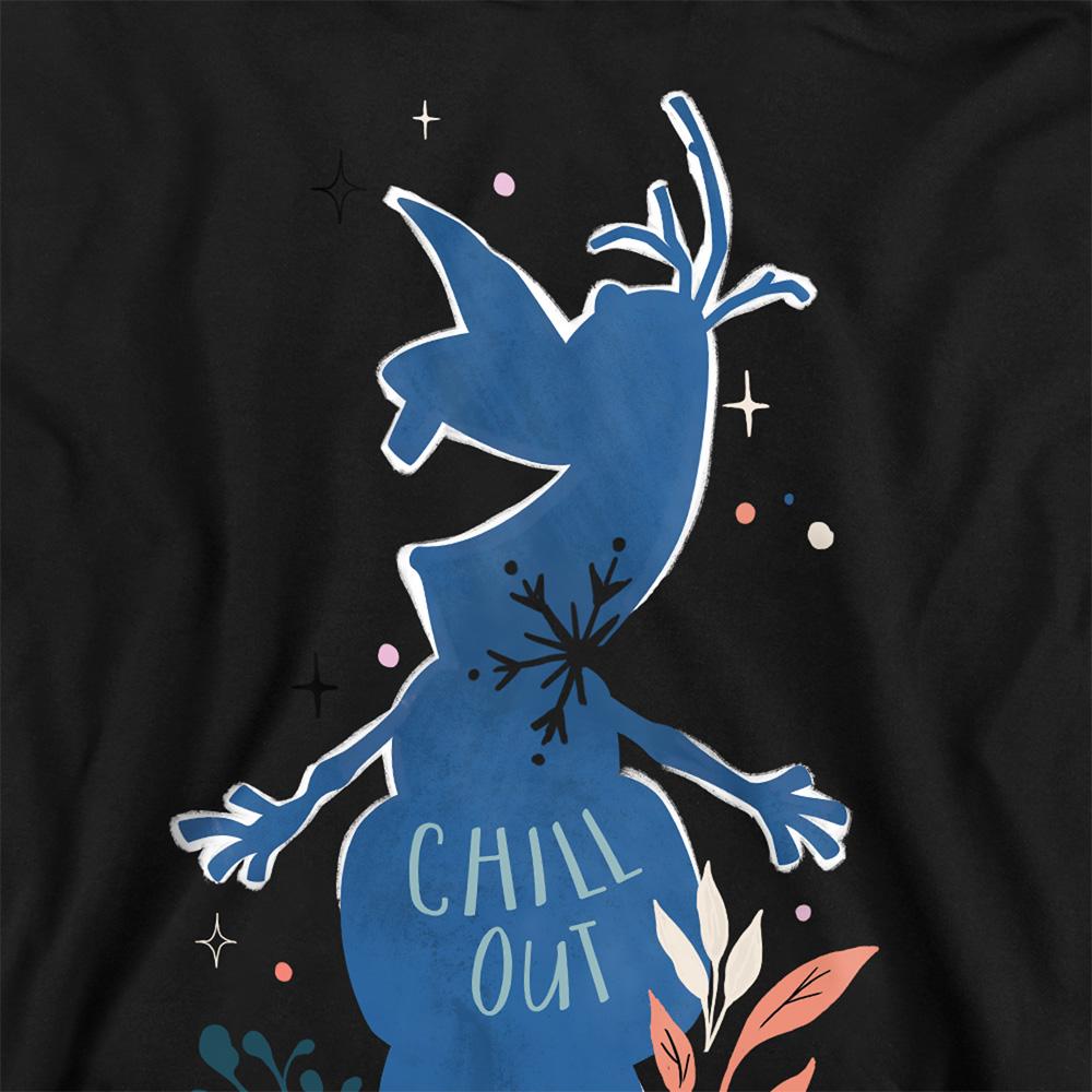 Frozen Childrens/Kids Chill Out Olaf Silhouette Pullover Hoodie