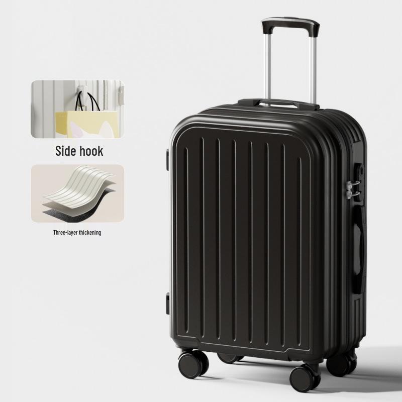 Прочный чемодан-тележка большой вместимости с кодовым замком и универсальными колесами