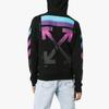 Off-White Gradient Rainbow Arrows Long Sleeve Hoodie Men Tops Black OMBE001F181920051088