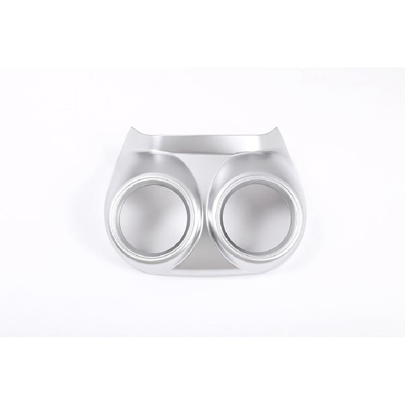 Стиль серебристого/карбонового волокна для Alfa Romeo Stelvio(949)2017-19 Накладка из АБС-пластика задней крышки вентиляционного отверстия для кондиционера