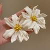 Acrylic Elegant Dangle Earrings Exaggerated Flower Earrings Fashion Flowers Stud Earrings  Women
