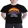 Футболка Black Sabbath The End Тур 2016 Пламенный Оззи Официальная Мужская Черная