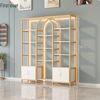 Elegant Display Stand: Nail Art and Skincare Storage Rack for Beauty Salons