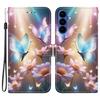 For Samsung Galaxy S26+ Case Pattern Printing Leather Flip Wallet Phone Cover with Lanyard