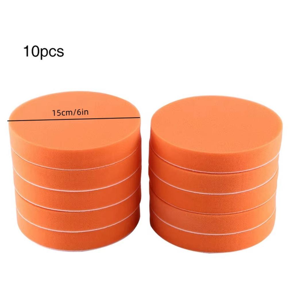 Полировальные подушечки для автомобиля Плоские Поролоновые Губки Набор для Нанесения Воска Инструмент для Автомобильной Полировальной Машинки Буфера Автоуход Полировальные Подушечки