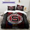 Sparta Prague football logo Pattern Bedding Home Decoration Birthday Gift (1 * duvet cover + 2 * pillowcase, without core)