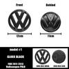 VW Valve Stems Caps Golf 3 4 MK3 MK4 For VOLKSWAGEN VW 2026 New Emblems 2Pcs Car Emblem Front Grille Rear Trunk Lid Sticker Badge D