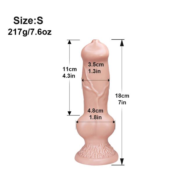 Огромный реалистичный фаллоимитатор с узлом волка и собаки, игрушка S/M/L/XL/XXL, мягкие огромные животные, большой пенис, секс-игрушки, анальные пробки, присоски для простаты, секс-шоп