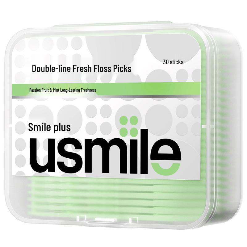 usmile Двойная зубная нить-зубочистка