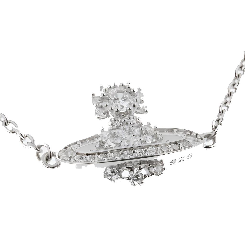 Vivienne Westwood Cubic Zircon Bracelets Women's Silver 6102020A01P102P102