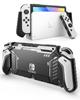 Чехол для Nintendo Switch OLED 2021 Organic EL Модель Ударопрочный TPU Grip Защитный чехол Возможность стыковки Эргономичный Интегрированный Удобный в использовании контроллер