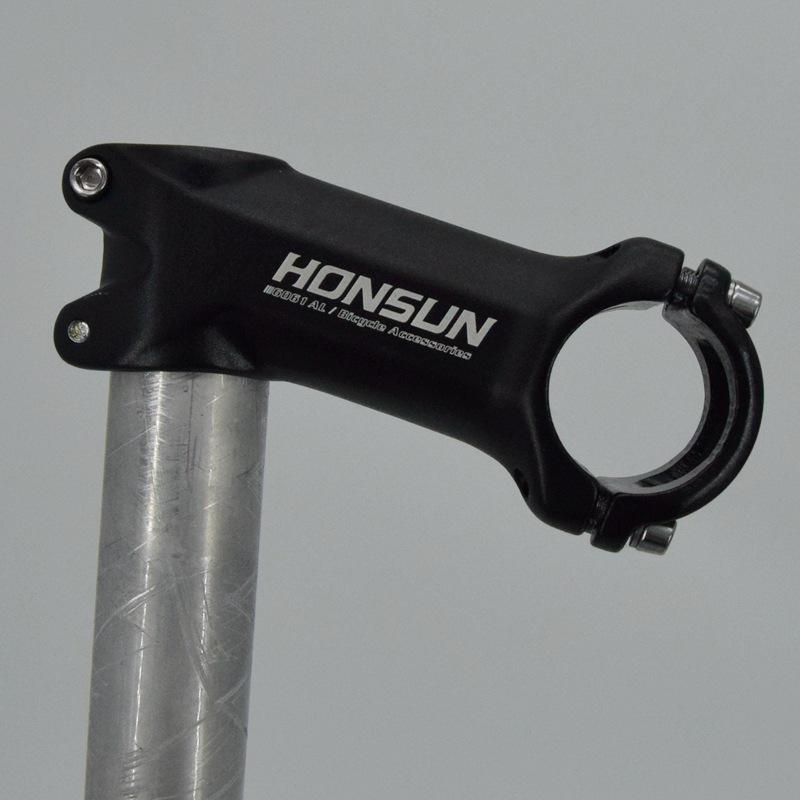 Taiwan HONSUN Mountain Bike Handlebar Stem, -17° Angle, 70/80/90mm Length, Lightweight