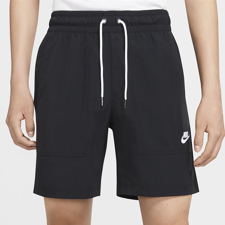 Nike Спортивная одежда Тканые шорты Мужские штаны Черные CU4472-010