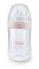 NUK Nature Sense Baby Bottle (Polypropylene) 260mlPink FDNK40742302 Pink 1 Bottle (x 1) For Ages 0 Months and Up