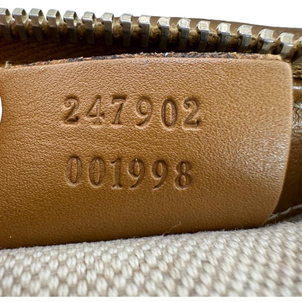 GUCCI Diamante Tote Bag canvas Beige x brown Women 247902 Used