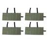 4pcs Flood Water Barrier Sand Bags Thickened Flood Prevention Sandbags for Flood Control 600D Oxford Cloth Canvas Green