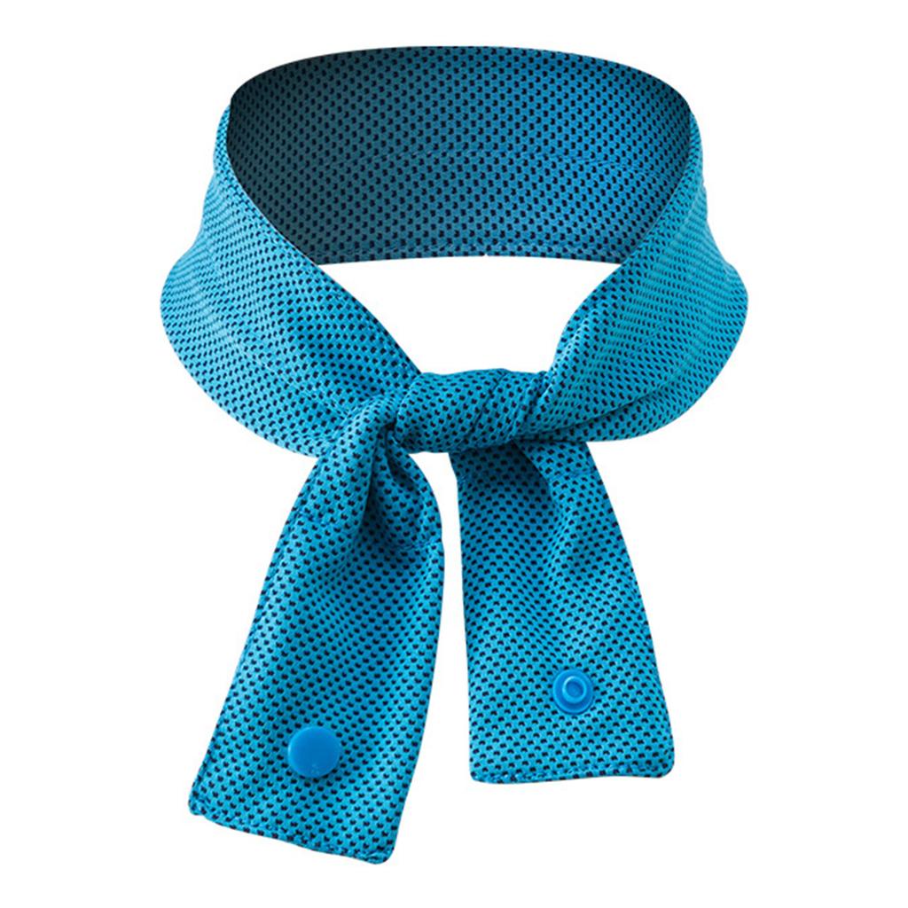 Reusable Cooling Scarf For Sports Outside Activities Immediate Chill Sensation Neck Wrap Lightweight Nylon With Cooling Bead Design