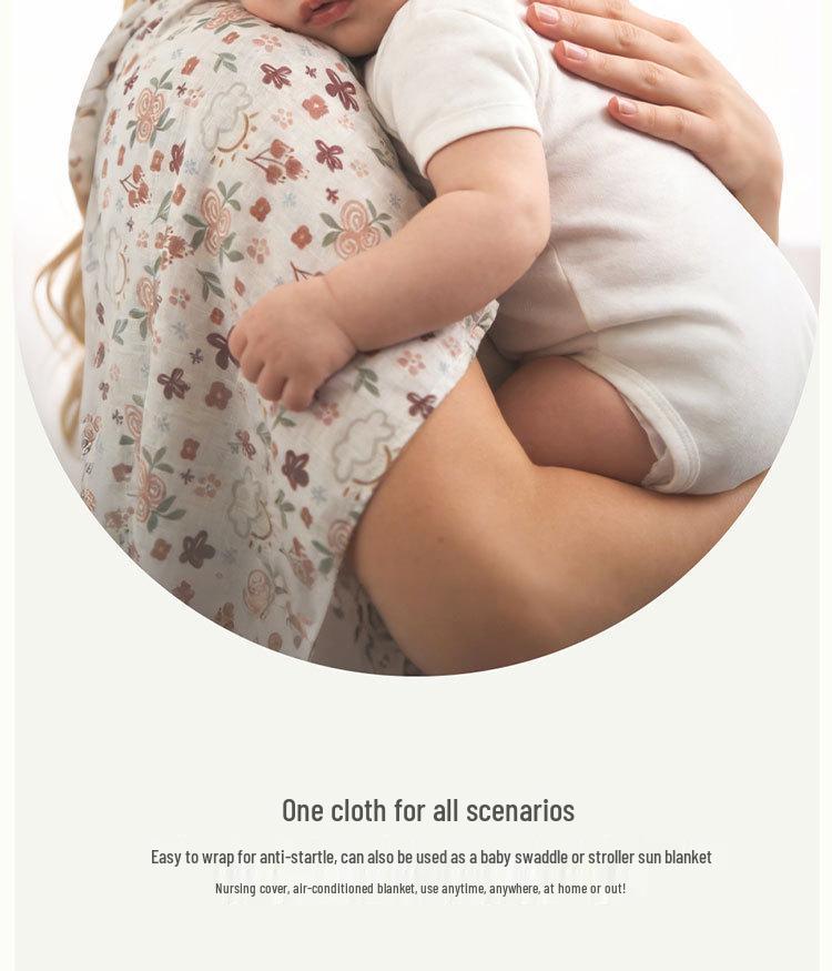Kangobaby Двухслойное детское одеяло и пеленка из чистого хлопка