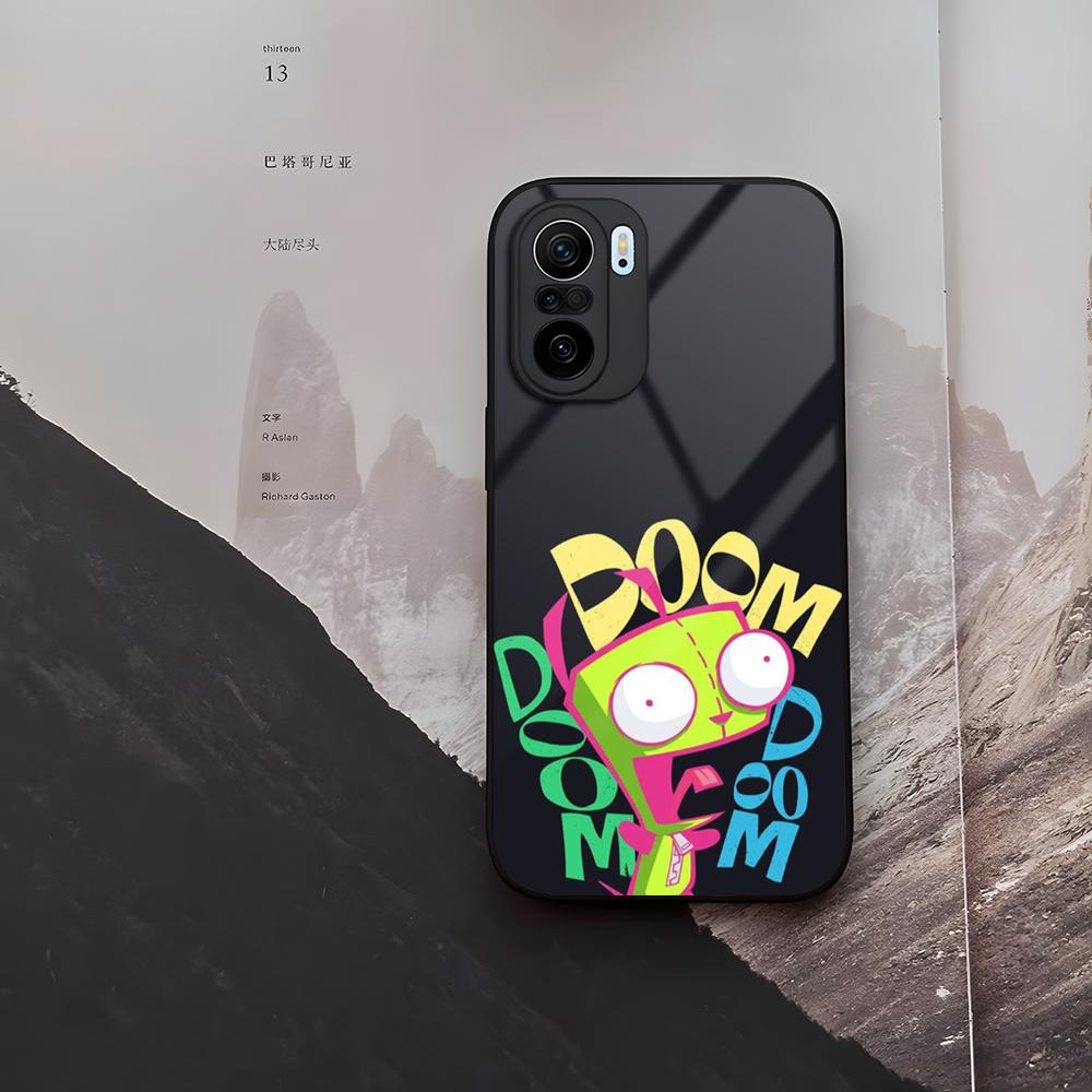Чехол для телефона Invader Zim из закаленного стекла для Xiaomi 15 14 12 Lite Pro 13 11t Lite POCO M6 M5 X6 X5 X3 F5 F6 Pro