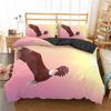 Eagle Duvet Cover Animal Bedding Set Queen King Size For Kids Teens Adults White Black Wildlife 2/3pcs Polyester Quilt Cover