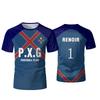 P.X.G Blue Lock Japanese Anime Jersey Football Uniform No.9 Rin Shidou Cosplay T Shirts Men's And Women's Casual Sports Tops
