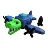 Артикулированная игрушка-самолет-аллигатор с подвижными суставами, забавное украшение для дома на день рождения и для творческой обстановки