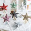1PC Adhesive Glitter Star Decor Foam Glitter Star Ornament Glittered Tree Topper Foam Tree Top Star