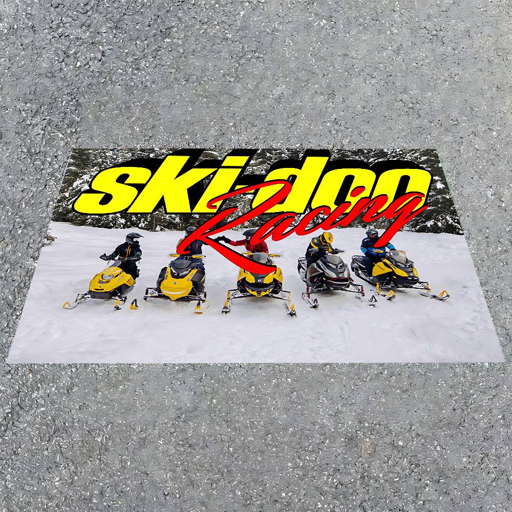 ESnowmobileseSkidoos Flags Home Decor Tapestries Banners Background Decorations Banners Holiday Decorations Backdrops