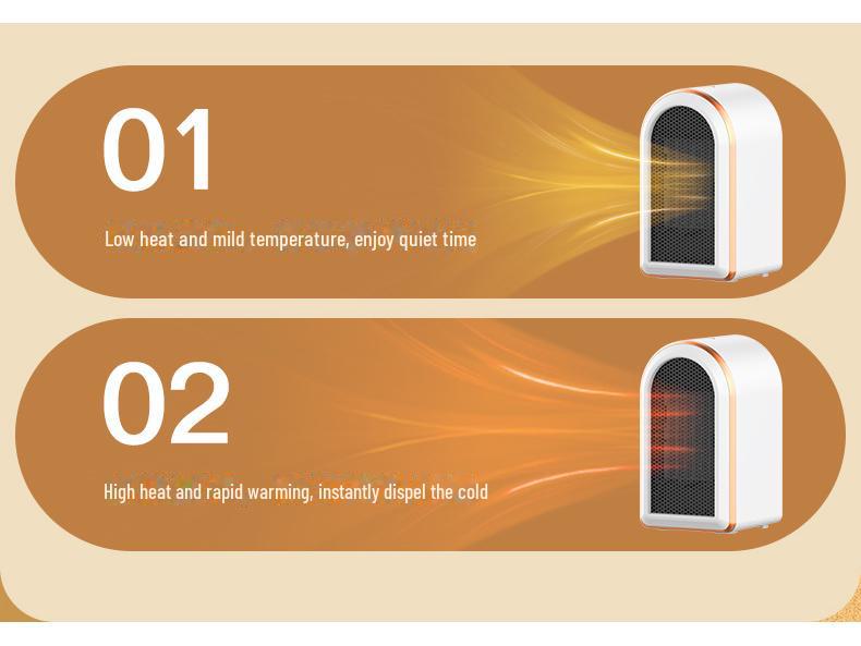 Премиальный нагреватель PTC: Компактный настольный электрический обогреватель для дома, соответствующий нормам США