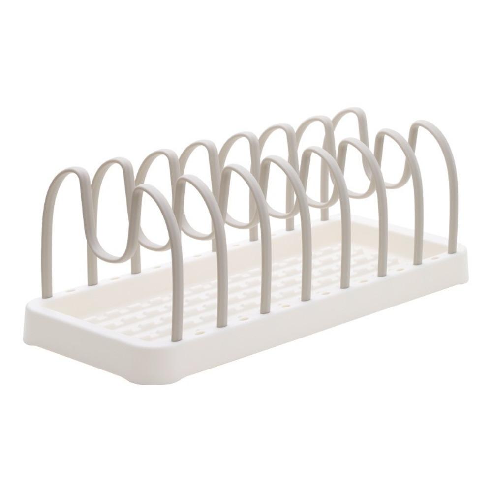 Plastic Dish Drain Rack Detachable Pot Lid Rack New Pot Lid Holder Household
