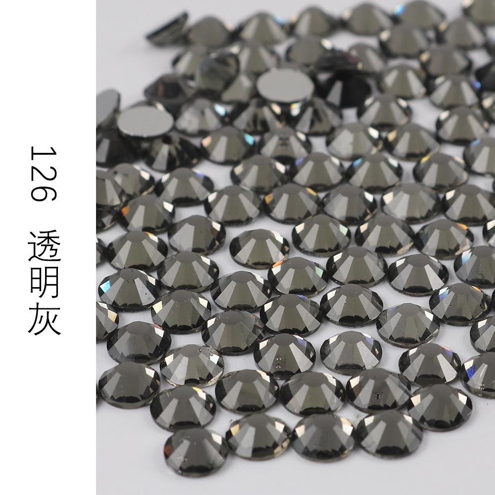 Белое АБ-кристаллическое стеклянное алмазное сверло с плоским дном, цветные круглые аксессуары для самодельных украшений, сверло для ногтей в чехлах для мобильных телефонов.