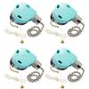 4Pcs ZE268S2 Fan Switch for Hunter Harbor Breeze Hampton Bay Breathable Polyester Material, Stable Performance, IP66 Waterproof